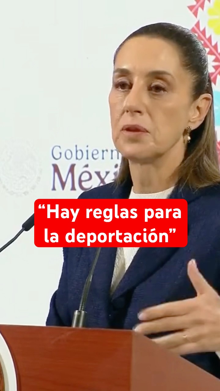 Sheinbaum anuncia campaña para proteger a mexicanos ante amenazas de deportación por Trump #shorts