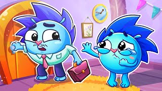 When Dad's Away Song 😭 Don't Leave Me Song | Funny Kids Songs 😻🐨🐰🦁 by Baby Zoo TV