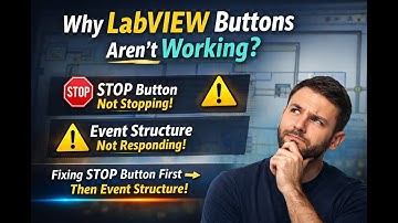 Why STOP Button & Event Structure Don’t Work in LabVIEW | Common Logic Mistakes