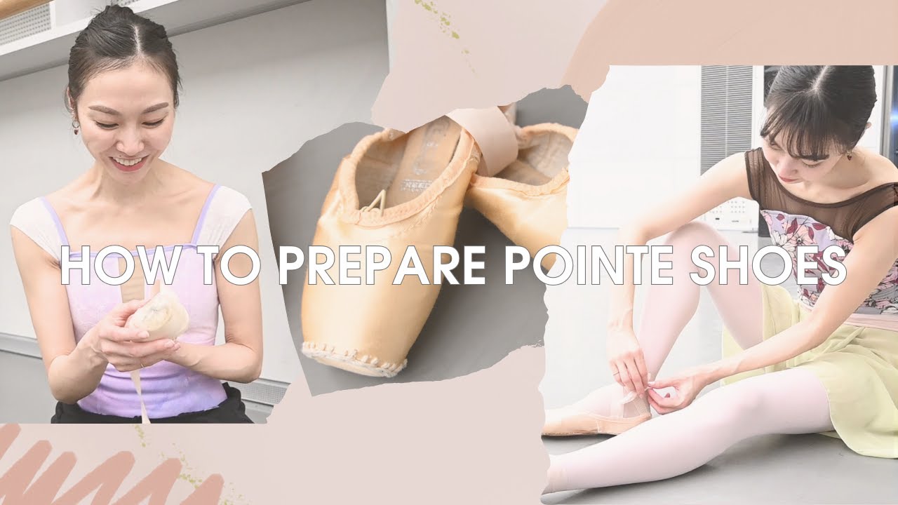 HOW TO PREPARE POINTE SHOES: 新国立劇場バレエ団ダンサーがどのようにトウシューズを準備しているかご紹介します🩰