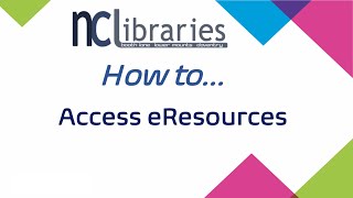 How to access eResources
