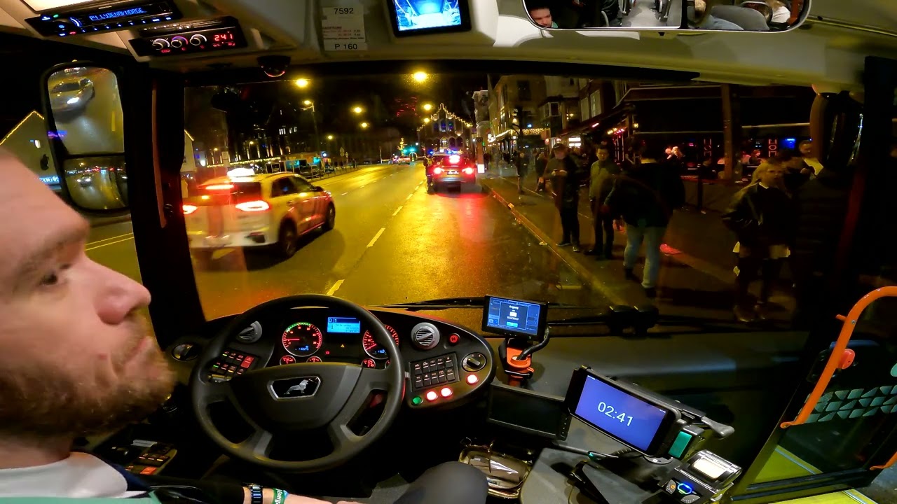 [Onboard] Saturday Night On Route 30 To Tertnes From The City Centre - MAN Lion's City 15 M