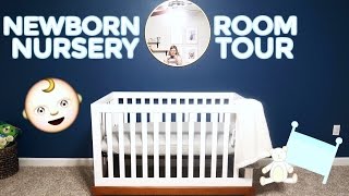 MODERN NEWBORN NURSERY TOUR! Dresser: target Curtains: target Crib: Amazon Picture frames: Ikea Prints: etsy Shelves: target hooks: Target Mirror:Target OPEN ME