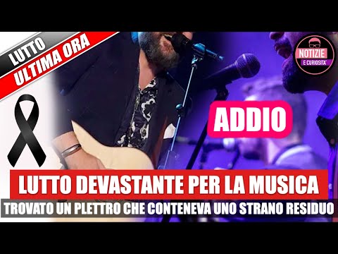 Grave Lutto per la musica - trovato un plettro che conteneva uno strano residuo