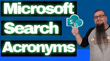 How To Configure Acronyms In Microsoft Search