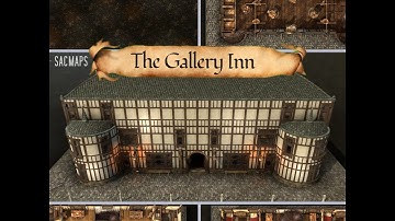 FUN WITH OBJECTS Multilevel map walkthru 1: GALLERY INN - Dungeon Alchemist update