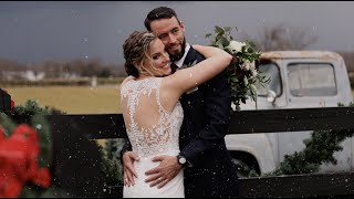 An Old-fashioned Christmas at Fairview farm with Jessica + Blake WEDDING VIDEO