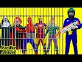 Nerf War Movies: Patrol X Warriors Nerf Guns Fight Criminal Group Superheroes Escape From Prison