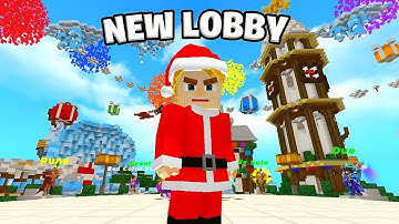 New Christmas Lobby in Bedwars! | Blockman Go Bedwars