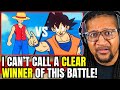 SSJ9K - Goku vs Luffy Rap Battle! | Reaction!