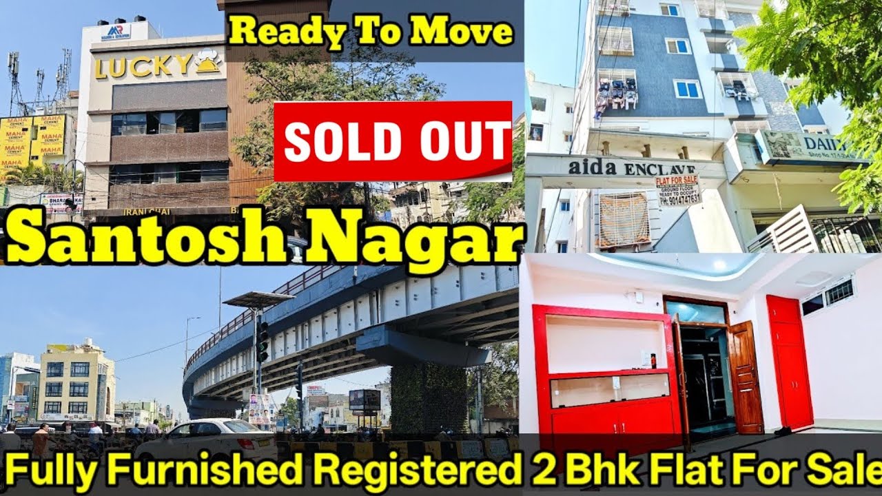 Alhamdulillahsoldout To Move Fully furnished Registered Tax Paid  2 Bhk Flat For Sale Santosh Nagar