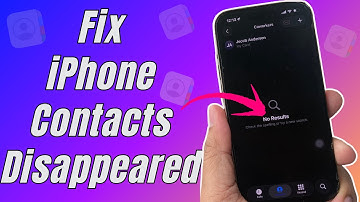 How To Fix iPhone Contacts Disappeared / Missing in 2025