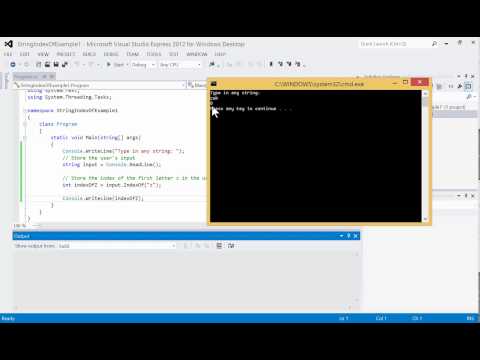 How to Video 12 String IndexOf