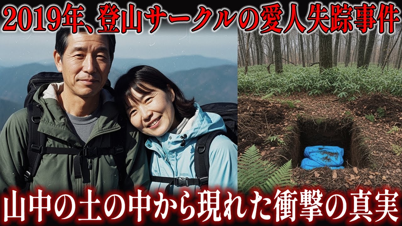 2019年、登山サークルの愛人失踪事件… 山中の土の中から現れた衝撃の真実