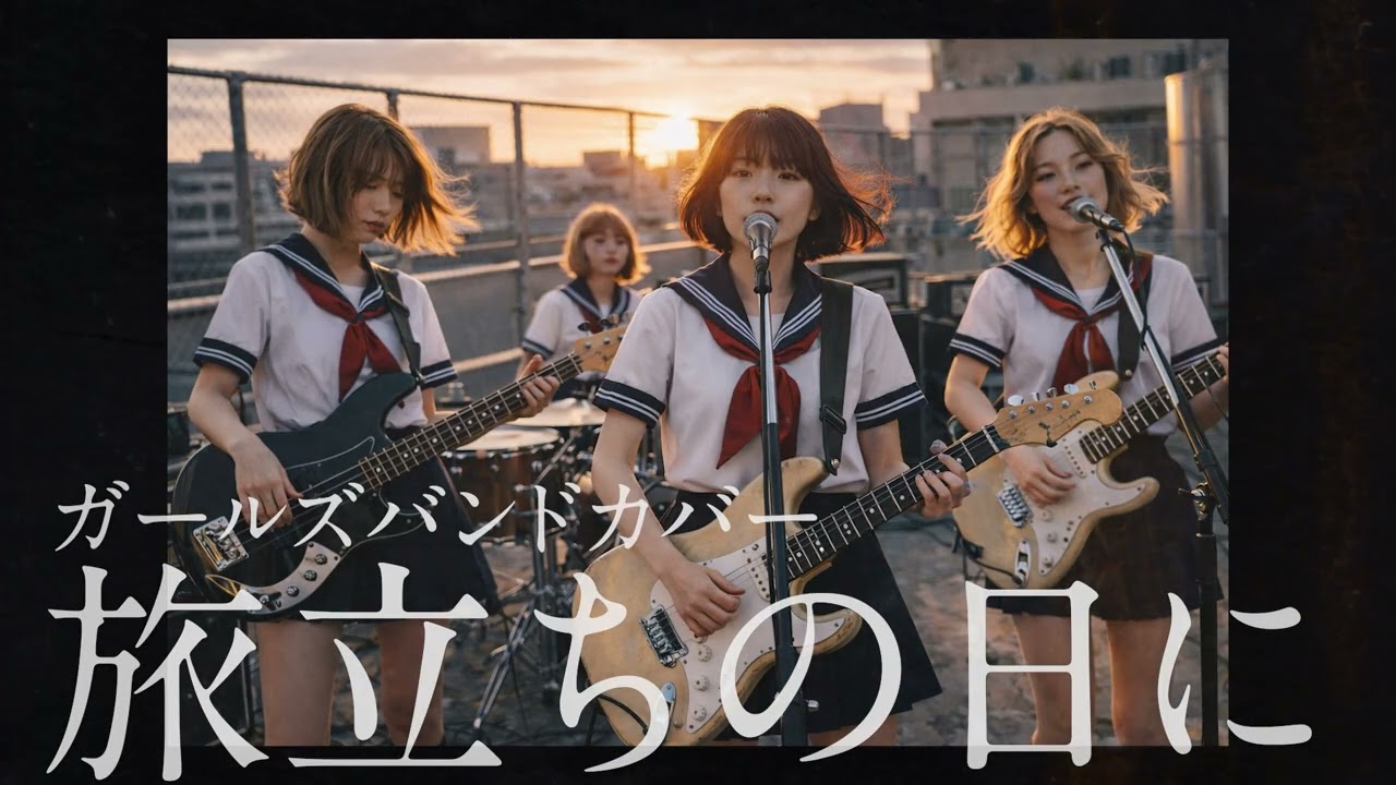 「旅立ちの日に」ガールズバンドカバー