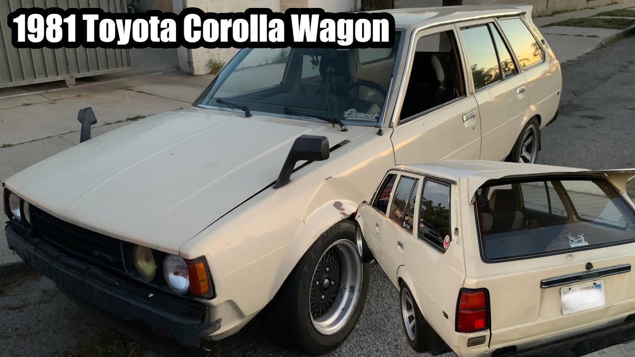 1981 Toyota Corolla Wagon KE70 AE71 TE72 AE85 3TC - YouTube