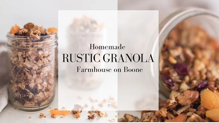 Rustic Granola | Homemade Granola Recipe with Hone...