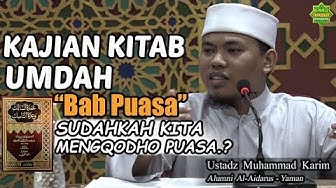 NGAJI KITAB UMDAH "BAB PUASA" | Ustadz Muhammad Karim | 12/03/2020