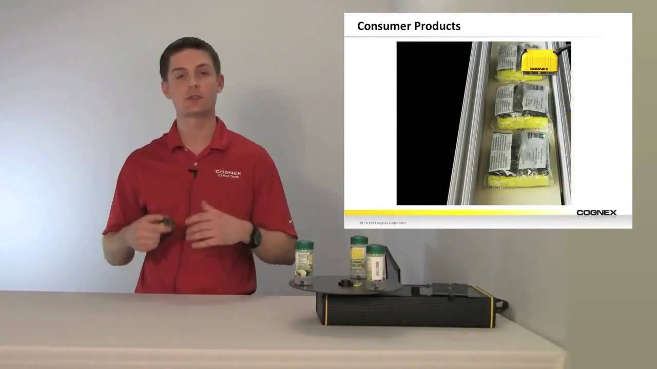 Cognex DataMan 50 Image-based bar code reader บาร์โค้ด scanner - YouTube