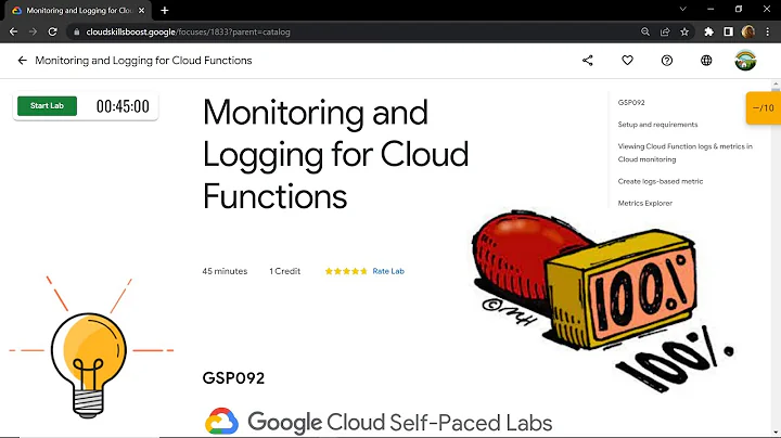 Monitoring and Logging for Cloud Functions || [GSP092] || Solution