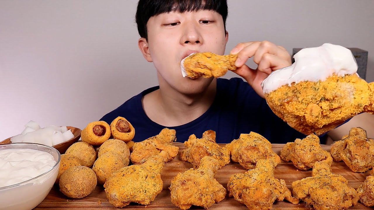 뿌링클치킨 . . . .! ! ! ! 먹방ㆍASMR Bbirinkel Korean fride Chicken MUKBANG EATINGSound