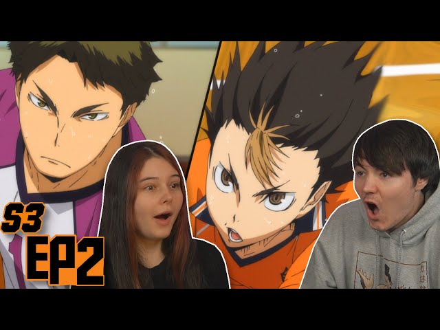 The Threat of the Left  Haikyu!! S3 Ep 2 Reaction 