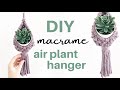 DIY Air Plant Hanger | Macrame Pod