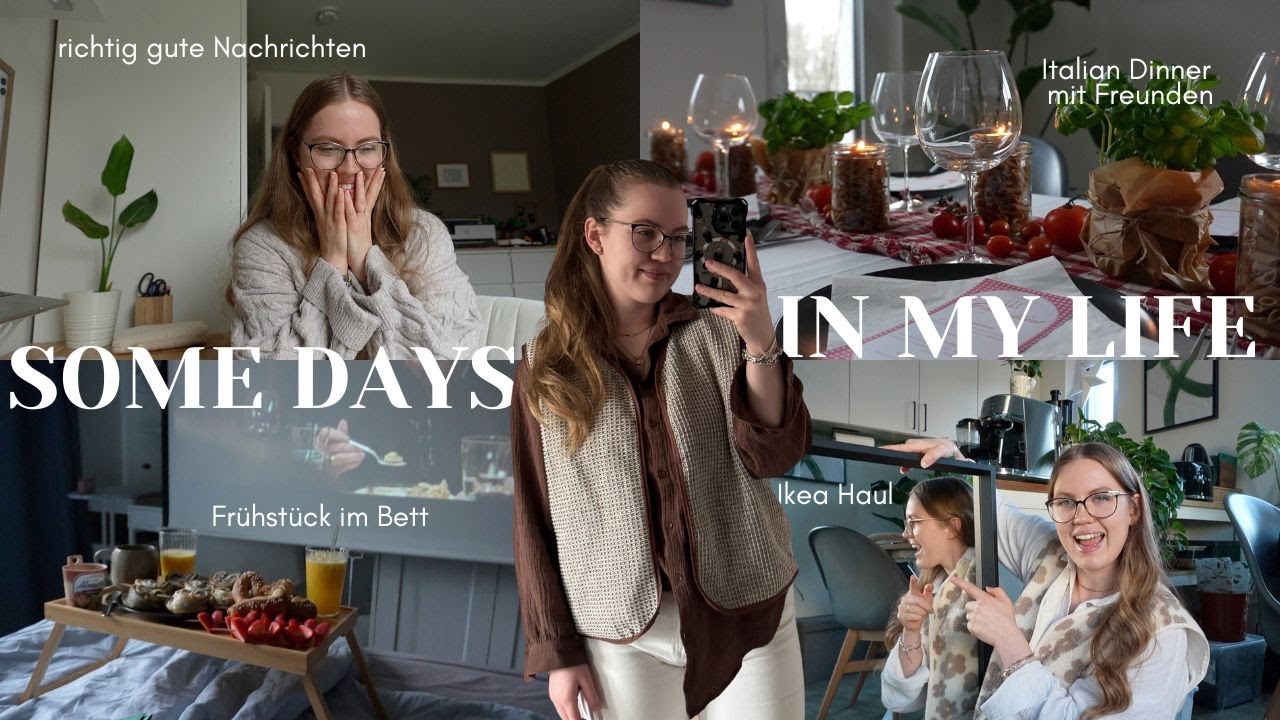 erstes Hosting des Jahres, quality time,  gute Nachrichten für mich, kleiner Ikea Haul &&& | VLOG