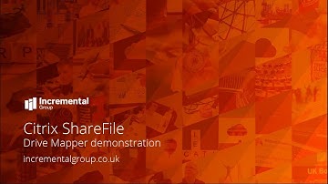 Citrix ShareFile - Drive Mapper demonstration