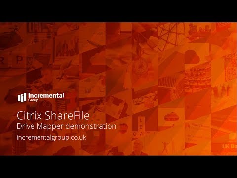 Citrix ShareFile - Drive Mapper demonstration