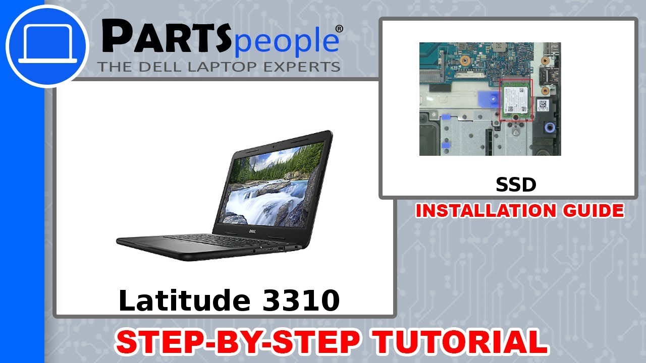Dell Latitude 3310 (P95G002) SSD How-To Video Tutorial - YouTube