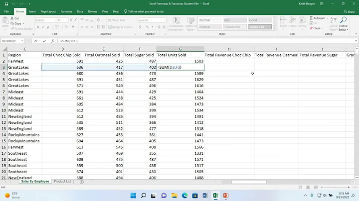 Excel Formulas & Functions with Keith