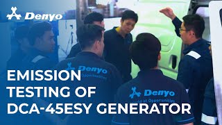Emission Testing of DCA-45ESY Generator