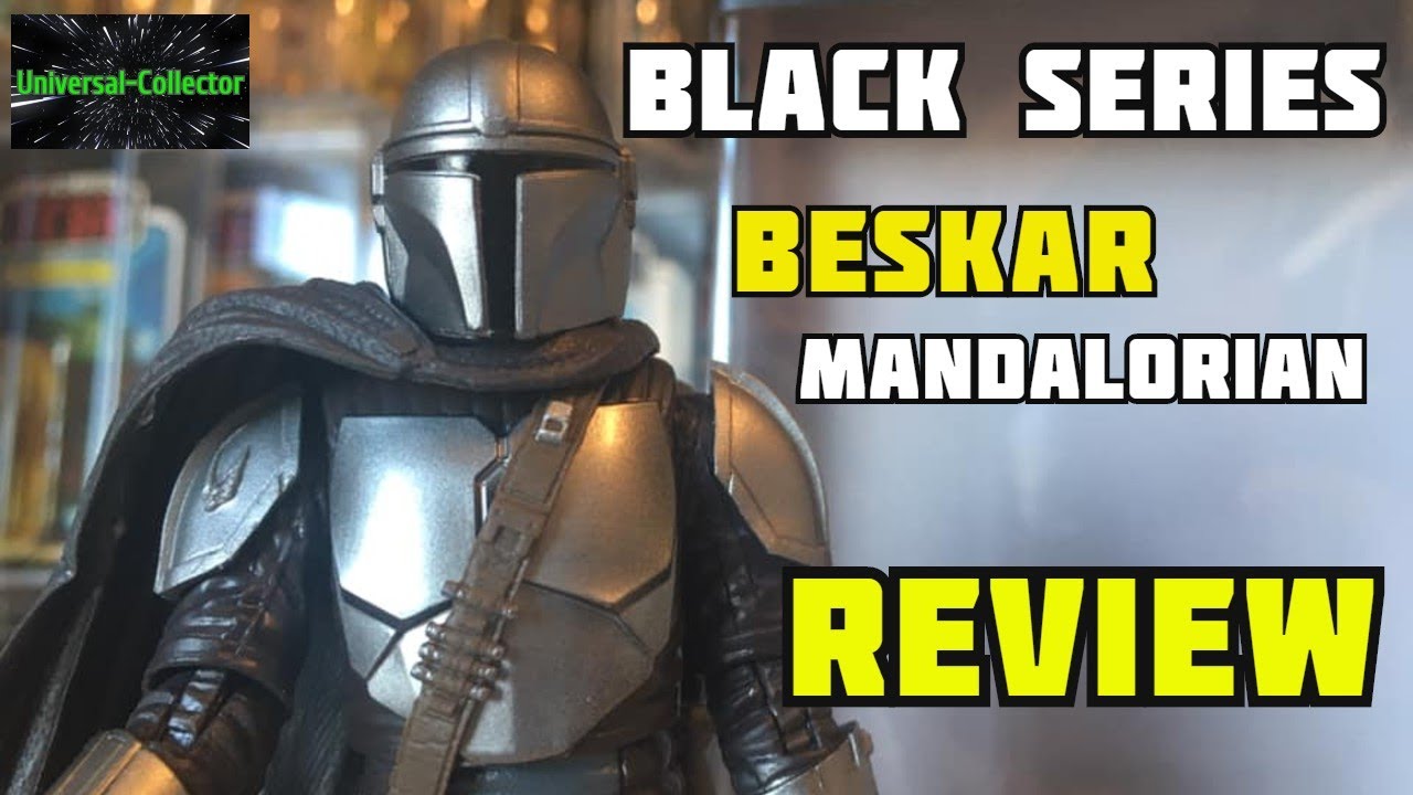 Star Wars The Black Series 6 inch Beskar Mandalorian Figure unboxing Review .