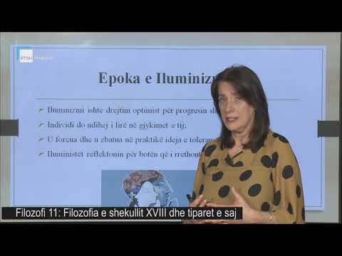 Filozofi 11 - Filozofia e shekullit XVIII dhe tiparet e saj