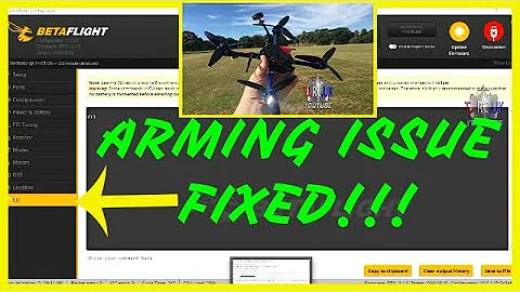🛠FIX🛠 FOR QUADCOPTER WILL NOT ALWAYS ARM 🛠GOING OVER WHAT SOLVED MY ISSUE