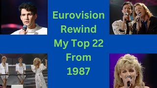 Eurovision Rewind - My Top 22 From 1987