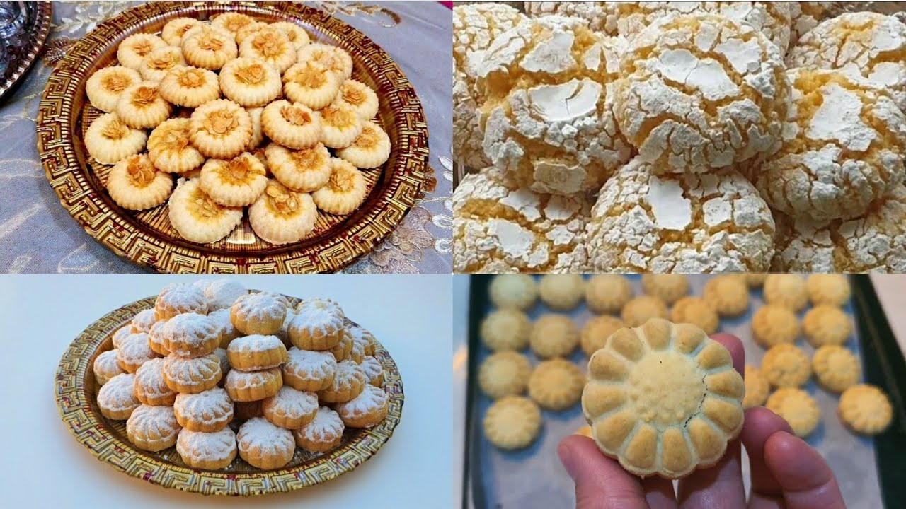اروع حلويات العيد2022خطيرين حلوة دواز اتاي وغريبة الكوك والسميدة وحلوة معمول التمر قتصادين على الجيب