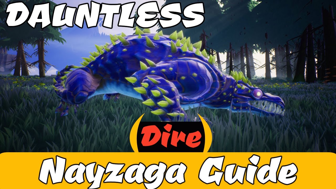 DAUNTLESS -  Shockjaw Nayzaga Guide ~\/~ How to DEFEAT and BREAK PARTS!