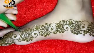 Most Beautiful Feet Mehndi Design 2020 | Simple Foot Mehndi Design | Easy Leg Mehndi Design