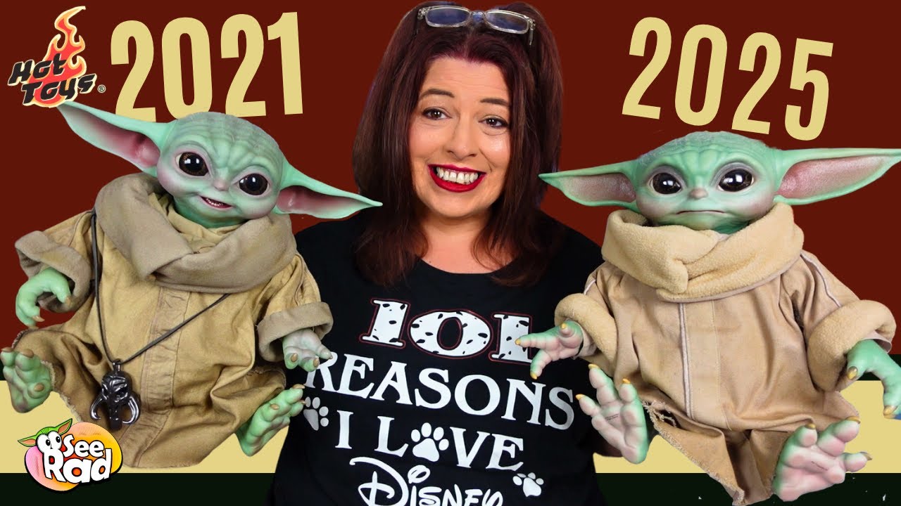 Hot Toys Lifesize Grogu — оригинальная версия 2021 года против новой версии 2025 года
