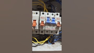 RCCB+MCB BOX connection #mmtechnical #youtubeshorts #mau #mcb #rccb