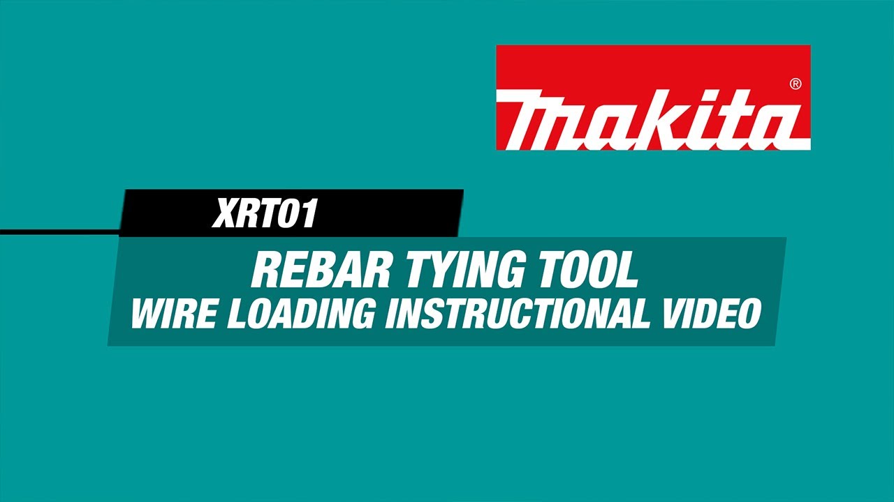 How to Load Tie Wire in the 18V LXT Rebar Tying Tool (XRT01