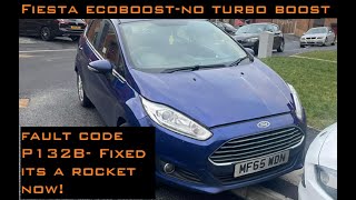 Ford Fiesta Ecoboost - fault code P132B = No Boost! - simple fix Ford Fiesta Ecoboost - fault code P132B = No Boost! - simple fix