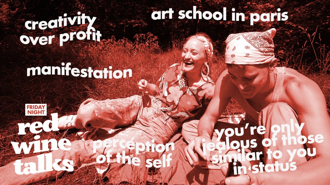 Art school, not giving a f*ck, thinking people don't like you, w🍷 and @The Purple Palace, on YouTube