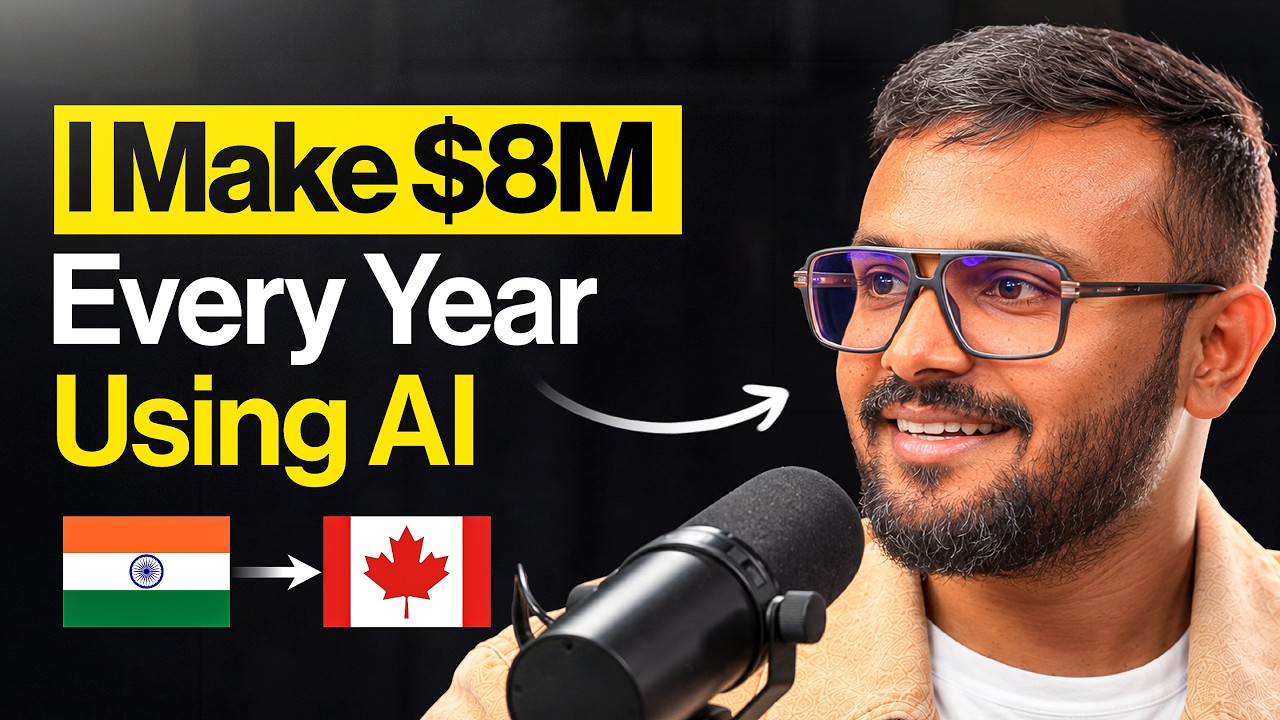 Immigrant Student To $8M AI Business Owner in Canada 🇨🇦 (Started In Hotel Basement)