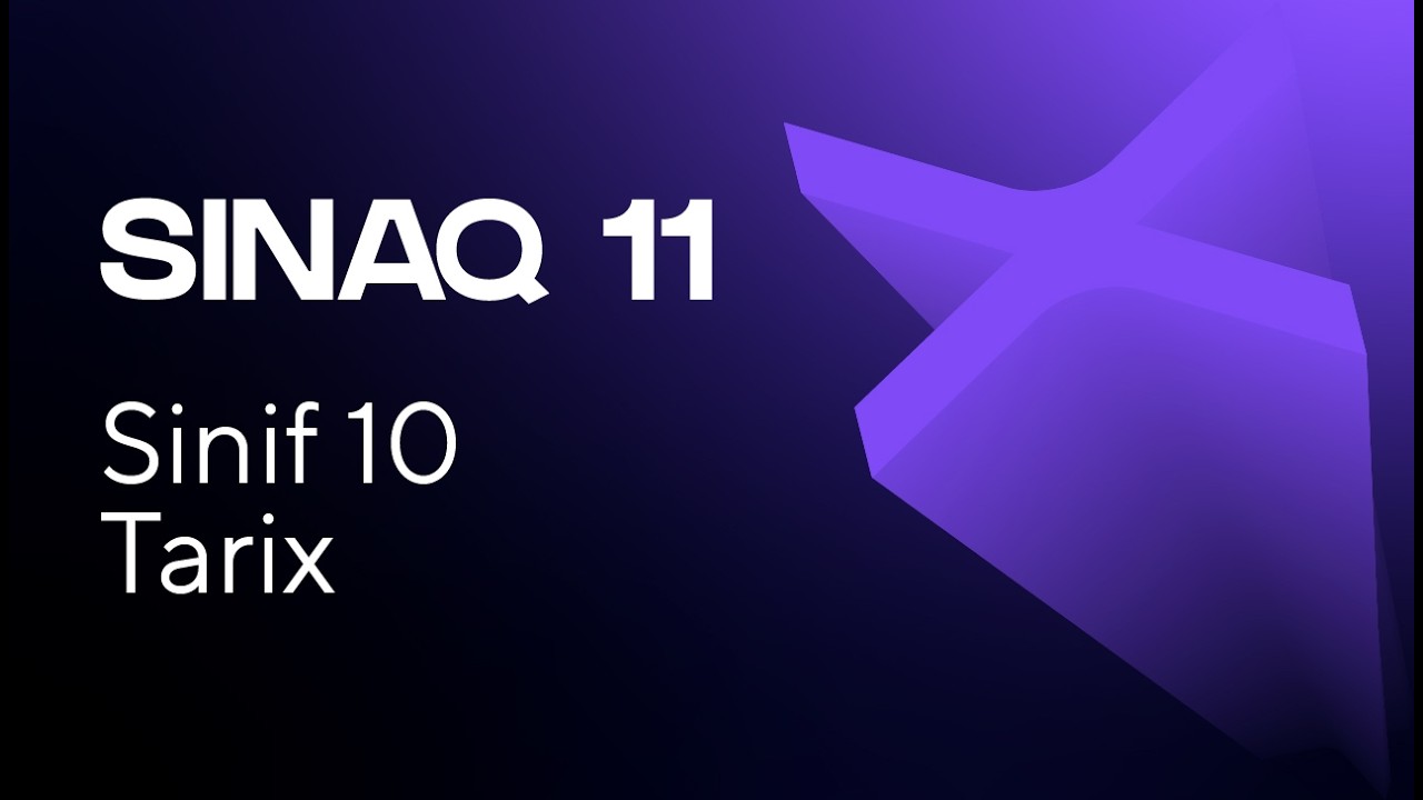 Tarix 10-cu sinif   Güvən Sınaq 11 Qrup fənləri üzrə