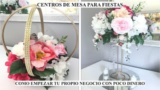 CENTROS DE MESA PARA FIESTAS