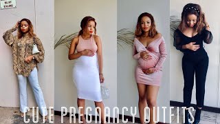 CUTE PREGNACY OUTFIT IDEAS || PREGNANCY LOOK BOOK || PHILELAG || SOUTH AFRICAN YOUTUBER