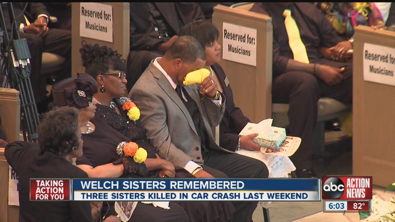 Family and friends remember sisters killed in car crash - YouTube